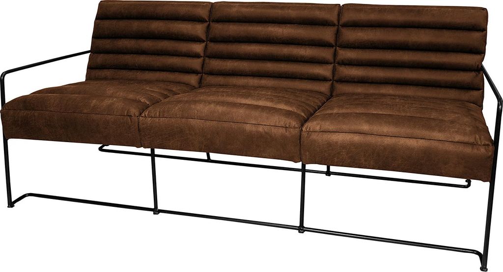 home24 3-Sitzer Sofa - Antiklederlook