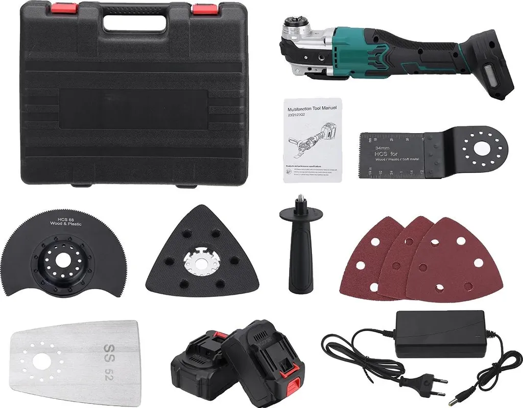 Multitool oscillant sans fil moteur brushless et variateur de vitesse