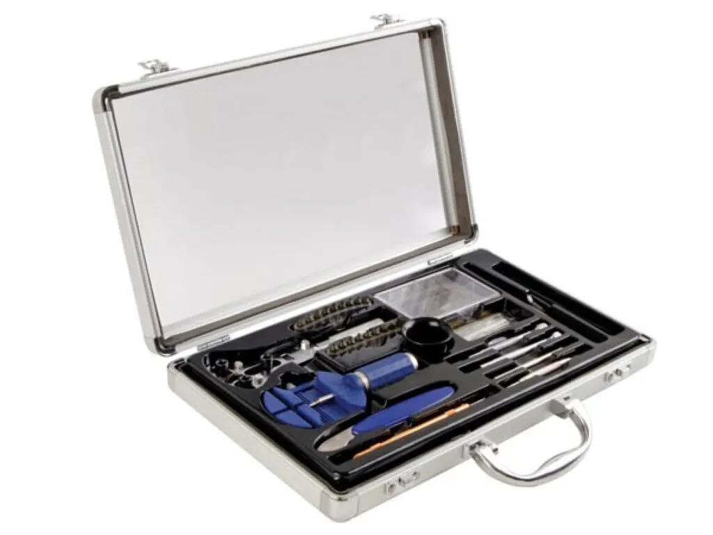 Set d'outils horlogerie 13 pièces en acier pour réglage de bracelets