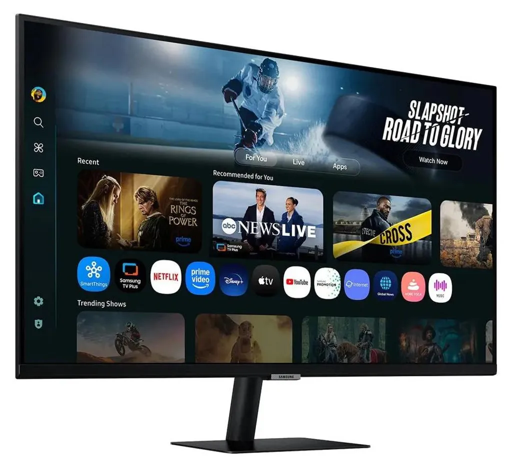 Écran PC 4K Samsung M70F avec dalle VA et applications intégrées