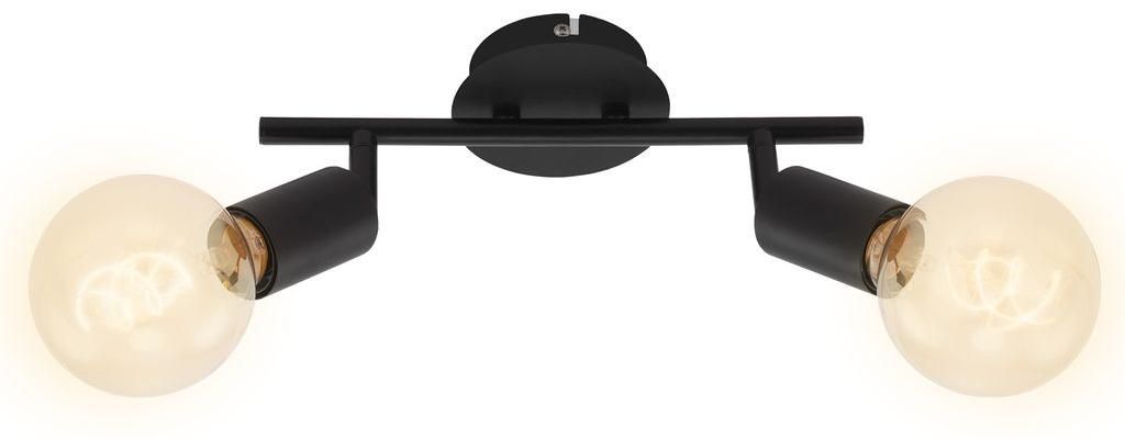 Briloner 2er Spot Black Steel schwarz 27,5 x 10 cm E27 Produktbild 