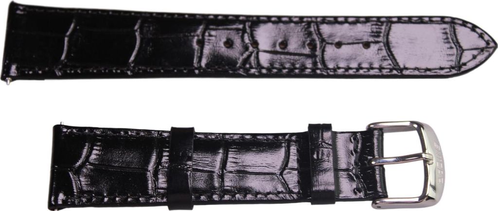 Uhrenband Schwarz 20 mm