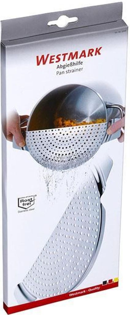 Westmark Abgießhilfe Edelstahl Produktbild 