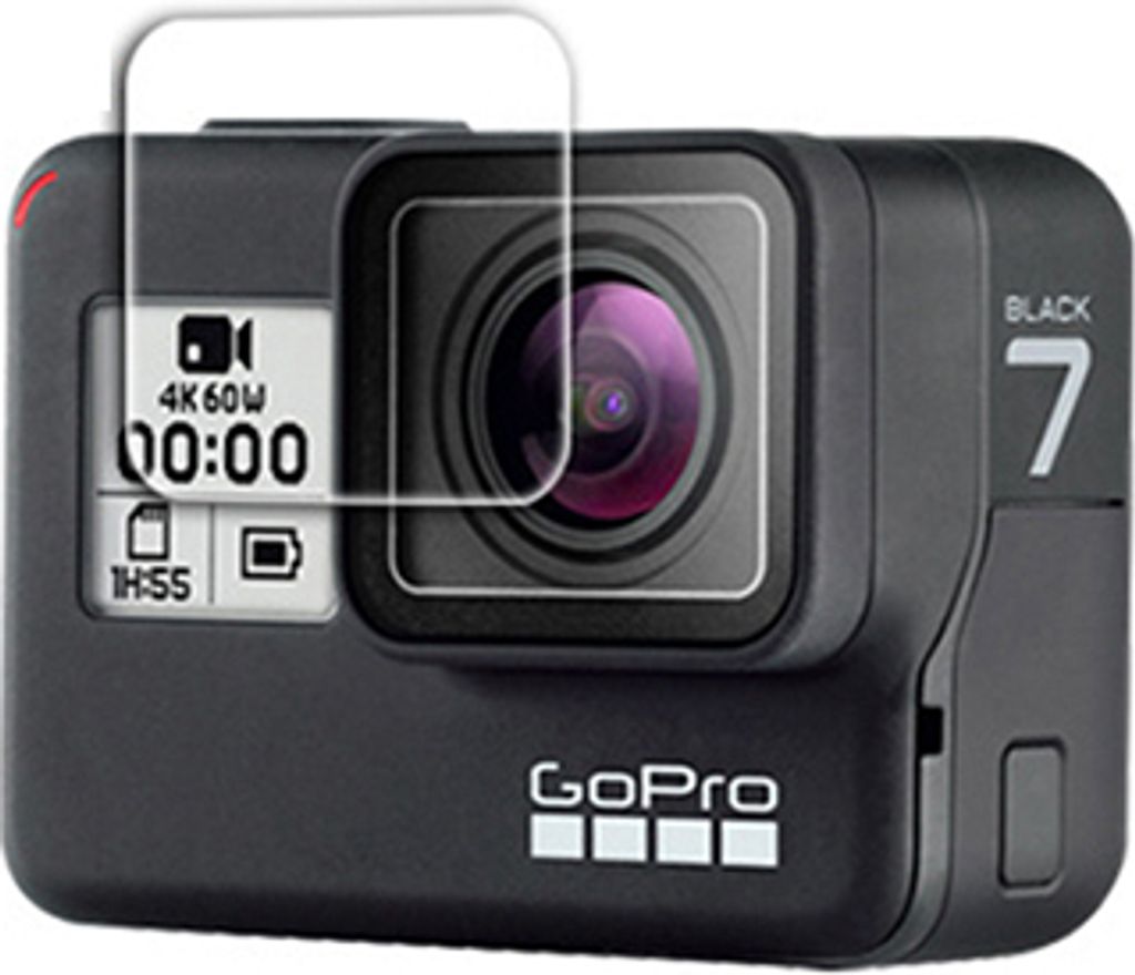 INF GoPro Hero7 Silberner Linsenschutz aus gehärtetem Glas (klein) 0,26 mm