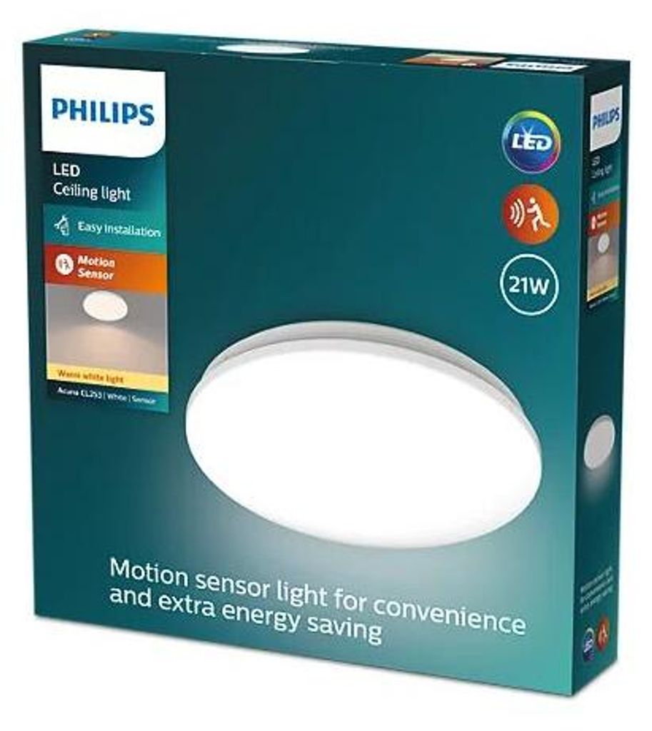Philips Stropní svítidlo, 21 W, 1 žárovek, LED, IP20, Bílá Obrázek produktu 