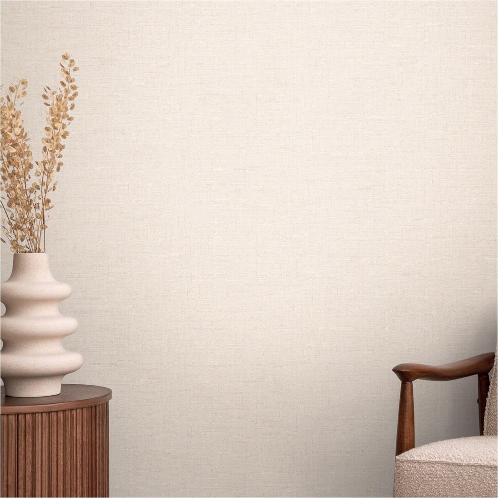 A.S. Creation Vliestapete 10.05 x 0.53 m Livingwalls Unitapete Creme 790663 Einfarbig CosmoLiving by Cosmopolitan