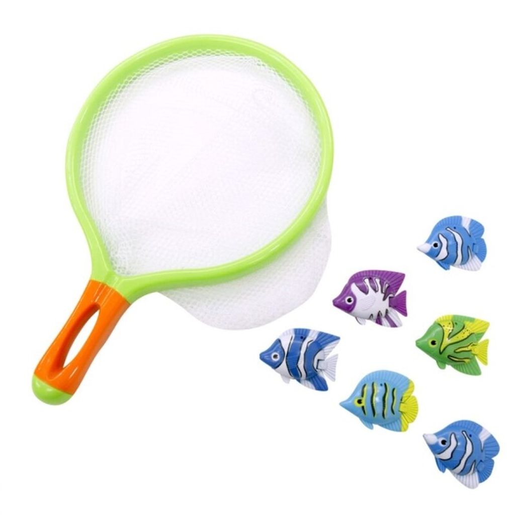 Splash & Fun Kescherspiel mit Fischen, 6 Stück