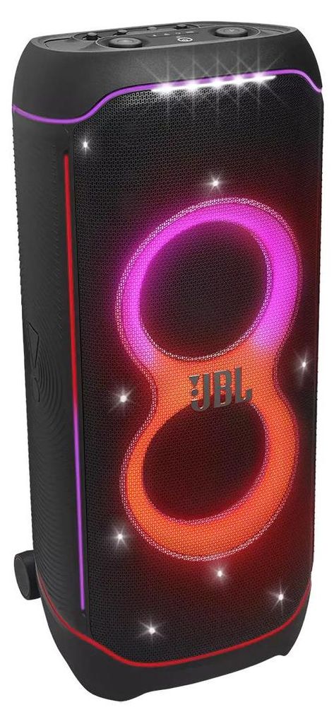 JBL PartyBox Ultimate – Kraftvoller Lautsprecher mit Bluetooth und Wifi Pro Sound mit Lichteffekten – Wasserfest und mit Rädern zum einfachen ...