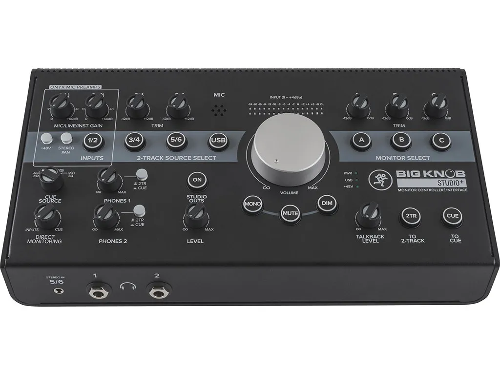 Console de Commande Mackie Big Knob Studio+ pour Home Studio Pro
