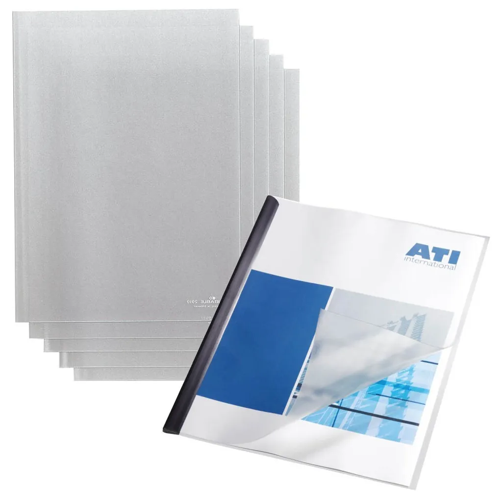 Set 50 Copertine A4 DURABLE 293919 - Trasparenza Premium per Report - 6