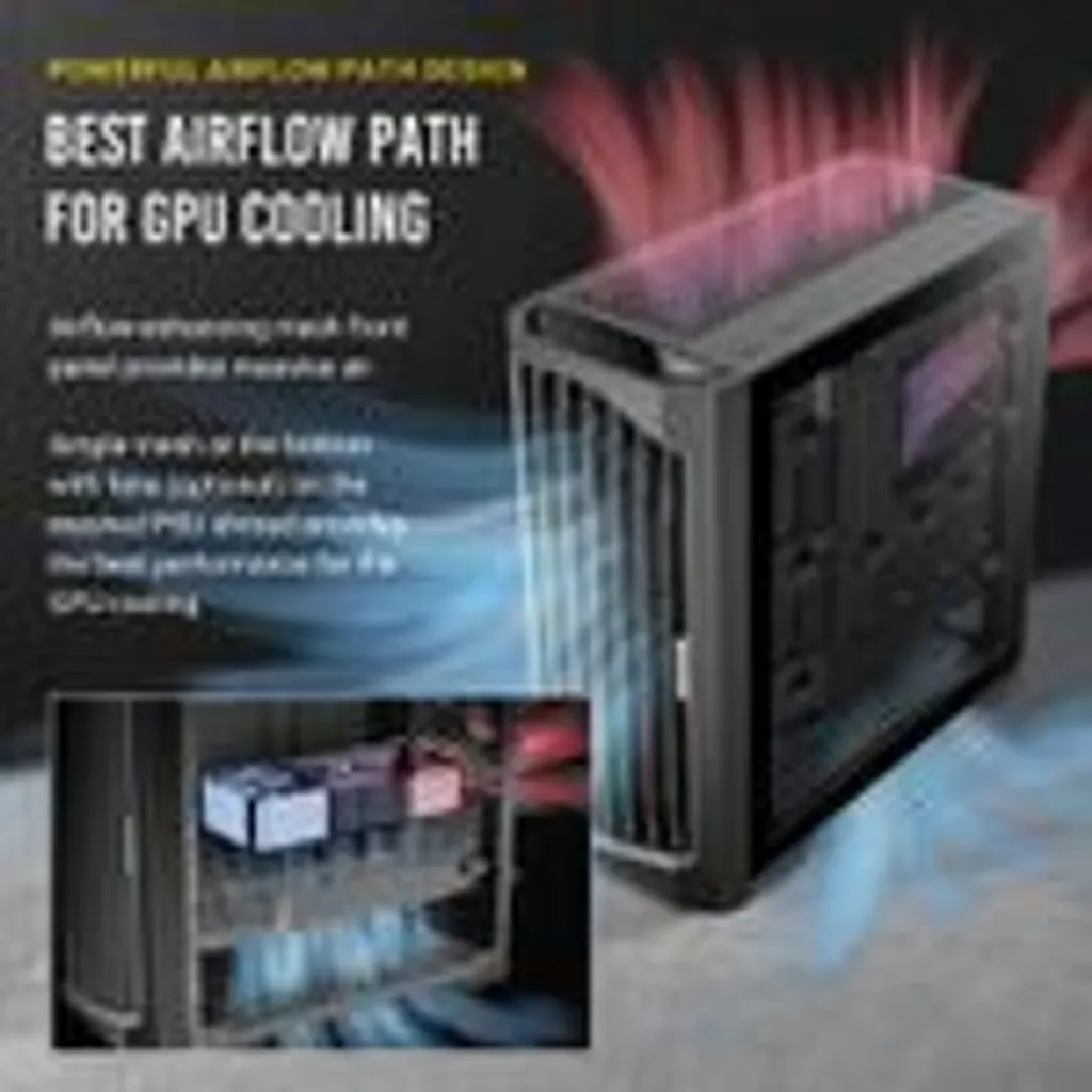 Antec Performance 1 Noir : Boîtier Grand Tour PC de Haute Performance - 7