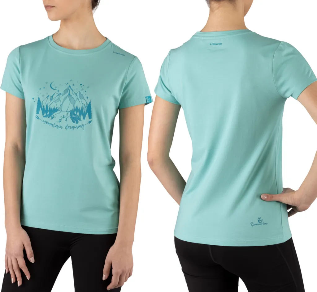 T-Shirt Viking Lako Bambus Femme - Antibactérien et Anti-Odeur - Taille M