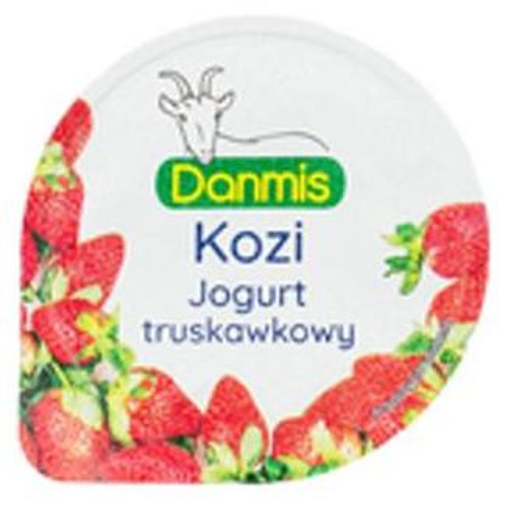 Danmis Jogurt kozi truskawkowy 125 g Zdjęcie produktu 