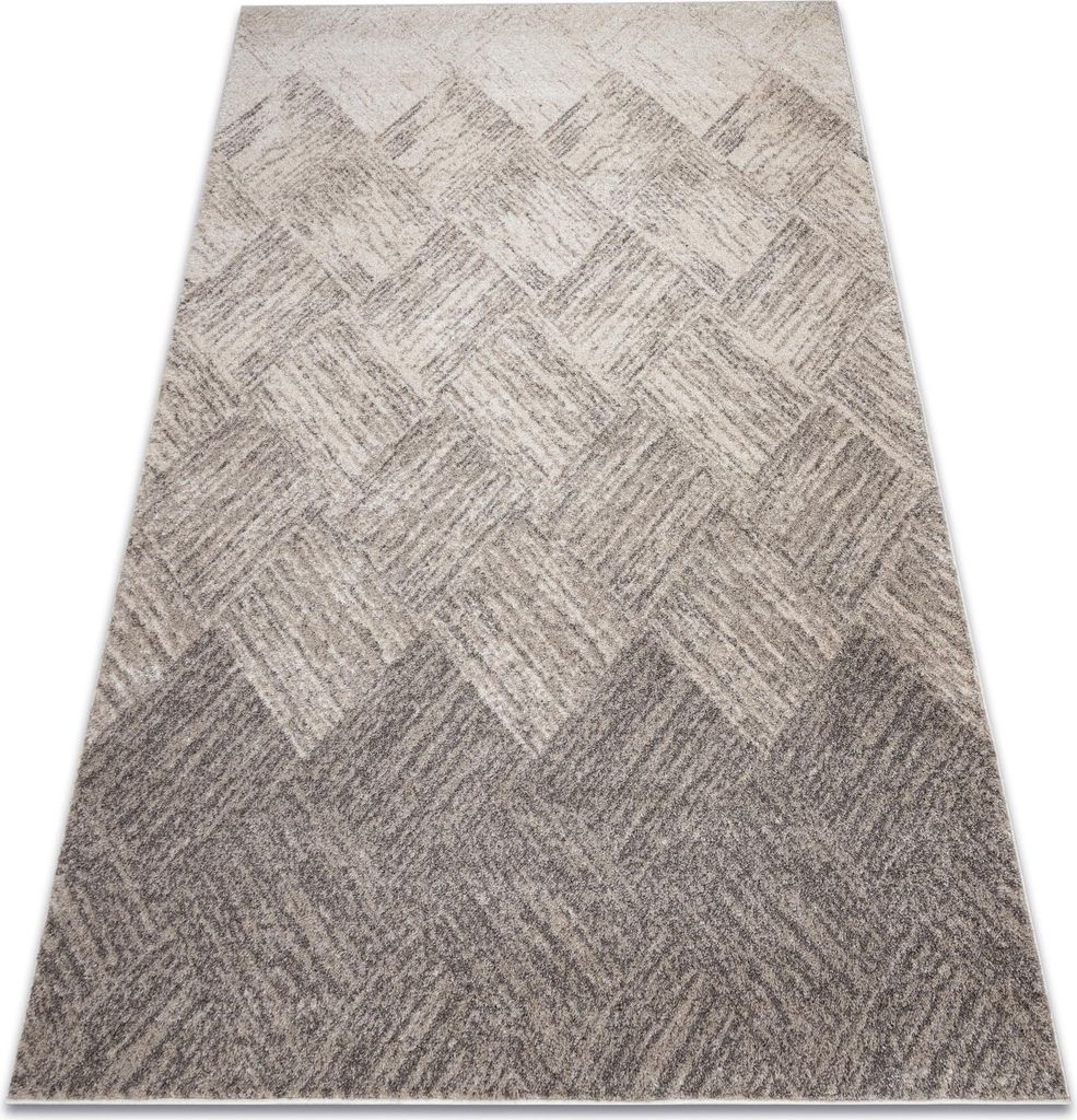Teppich FUSION 9775 beige / braun - Geometrisch, modern, abstrakt beige 80x150 cm