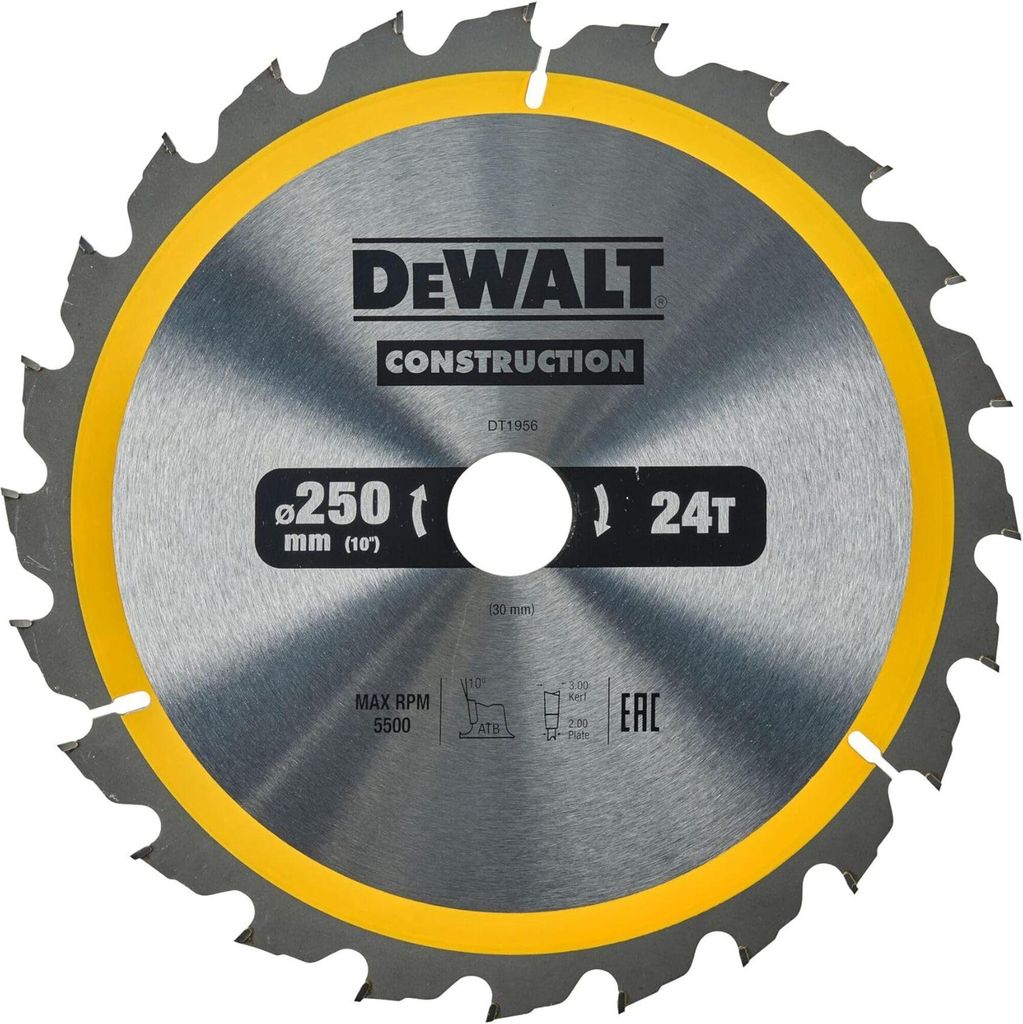 Lame de scie circulaire portative DEWALT Carbure Image du produit 