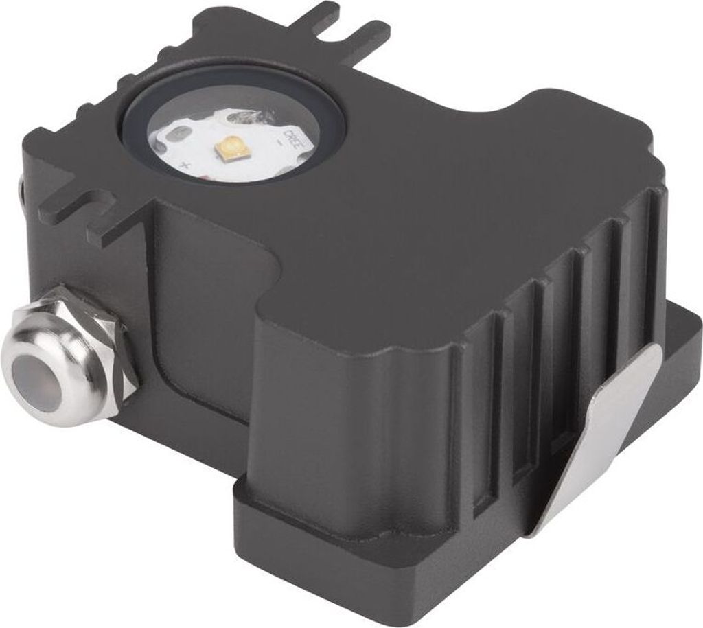 Nova Luce SOURCE LED Wandeinbauleuchte Grau 3,5W IP65 Produktbild 