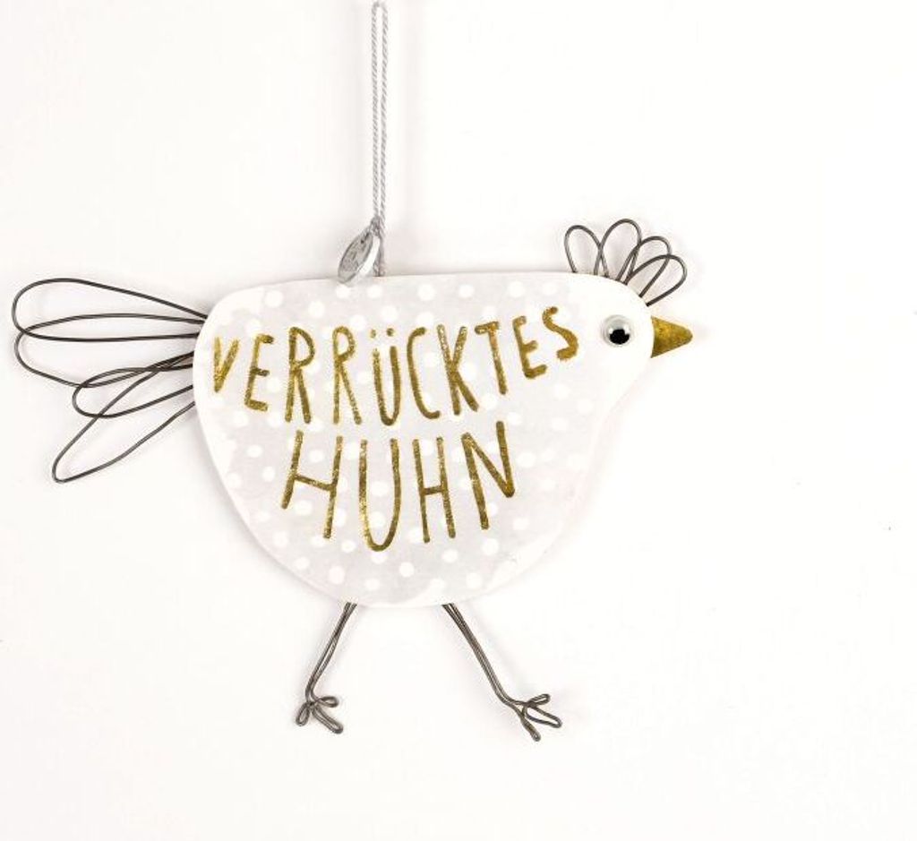 Anhänger Verrückte Hühner "Verrücktes Huhn"