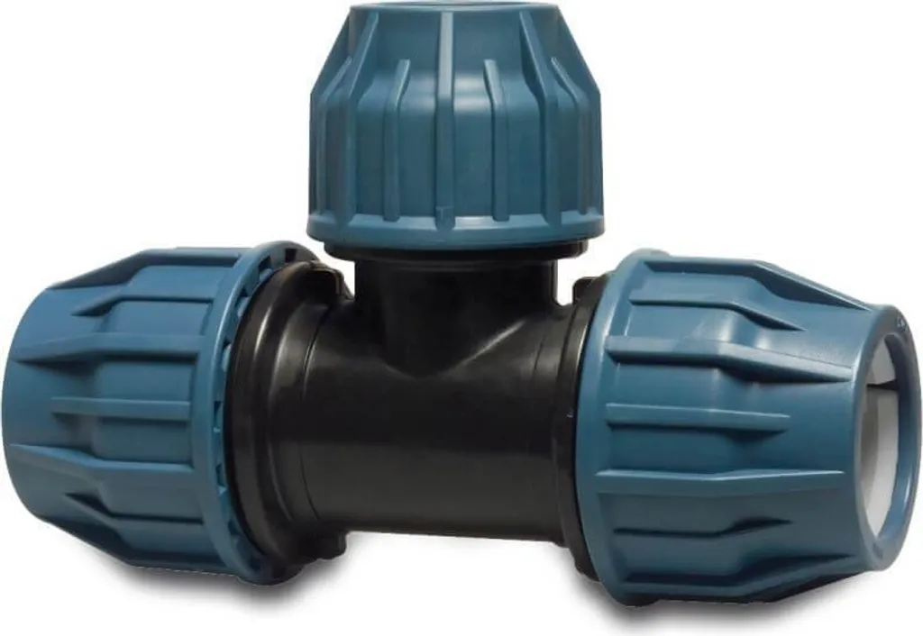 Raccord Té réduit Jason 32x25mm pince PP 10bar pour tube irrigation