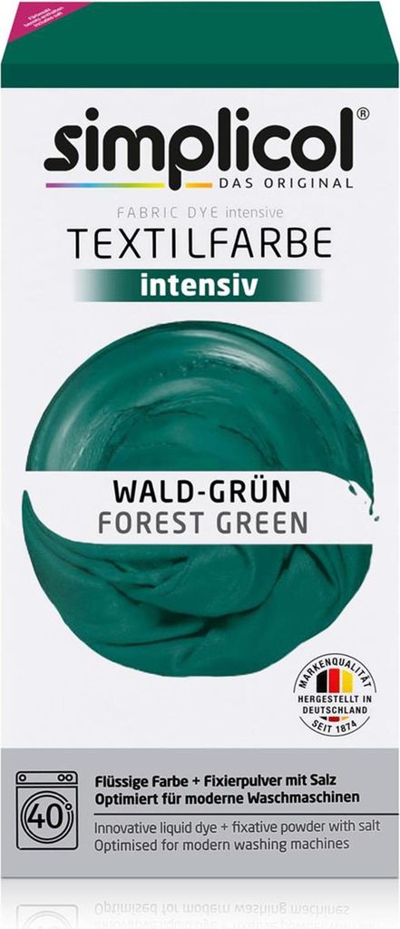 Simplicol tintura tessile intensiva verde foresta - Tintura Immagine del prodotto 