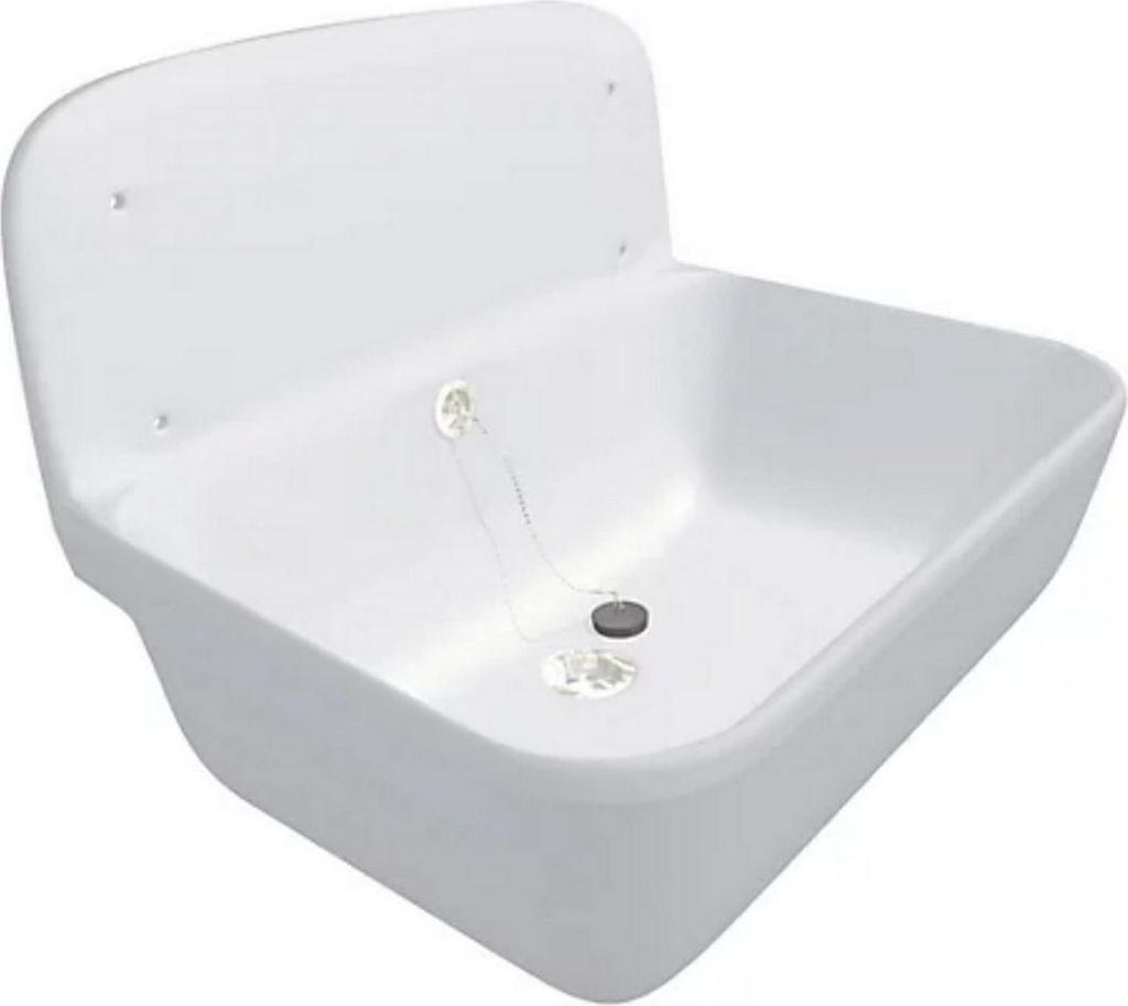 50 cm weißes einbauwaschbecken Nicoll 332620