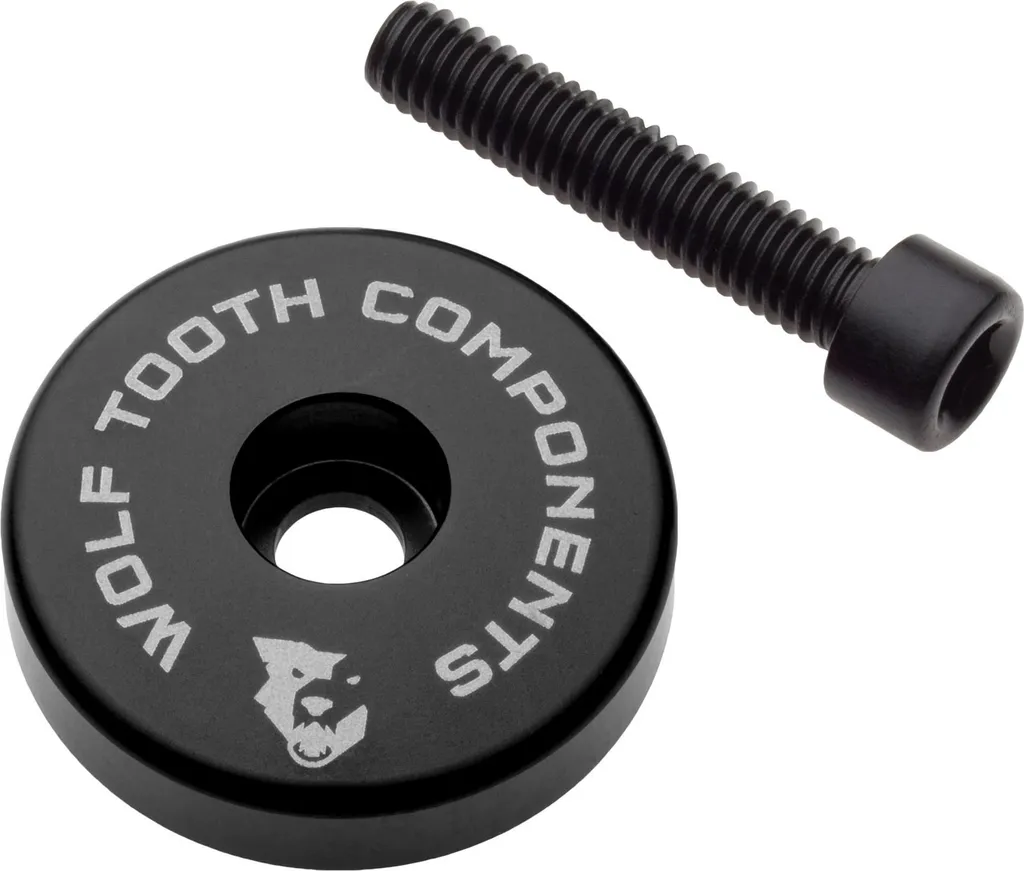 Supprimez le jeu de direction avec le bouchon Wolf Tooth 5mm noir léger