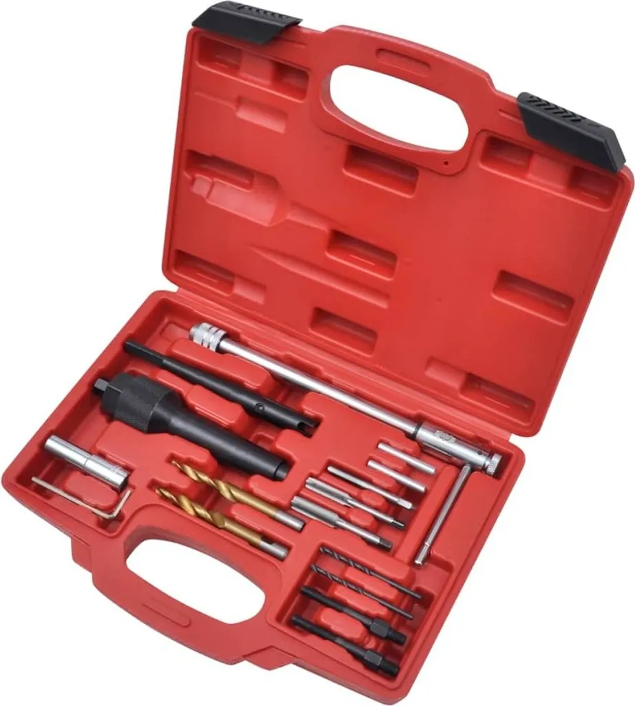 Extracteur de bougies de préchauffage M8 et M10 en acier renforcé 16 pcs