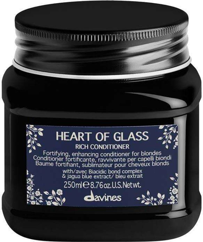 Davines Heart Of Glass Rich Odżywka do włosów blond, 250ml Zdjęcie produktu 
