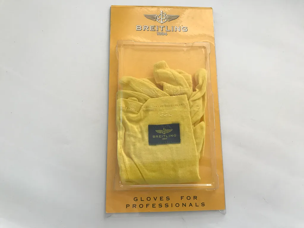 Gants de mi-saison Breitling jaunes pour protéger vos mains sur route
