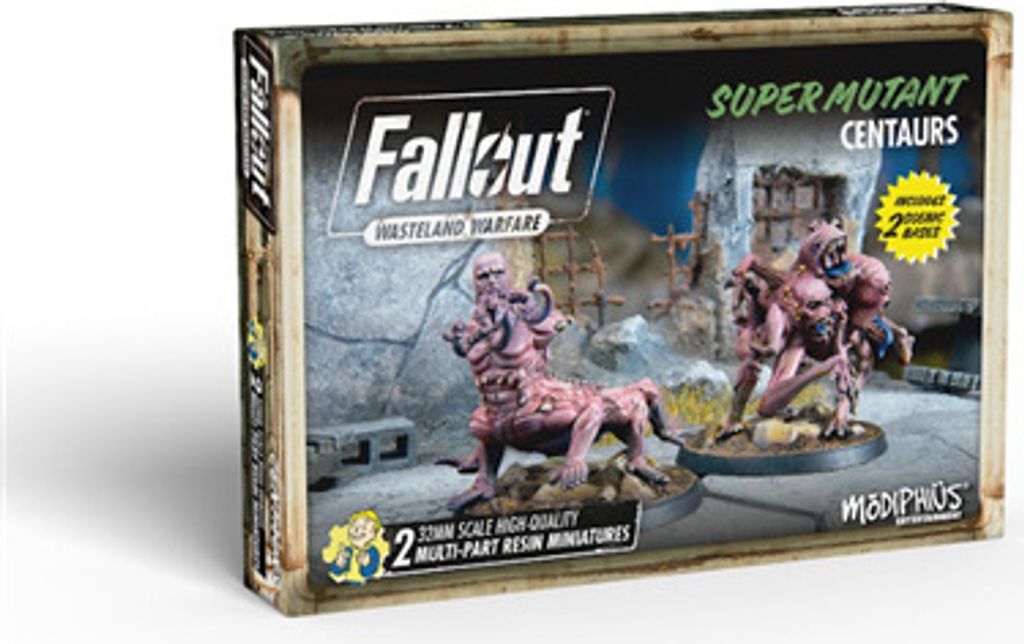 Fallout Super Mutants Centaurs - Miniaturen - ENG Edition