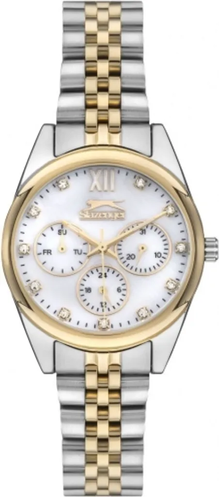 Montre Slazenger dorée SL.09.1990.4.03 avec bracelet en acier maillé