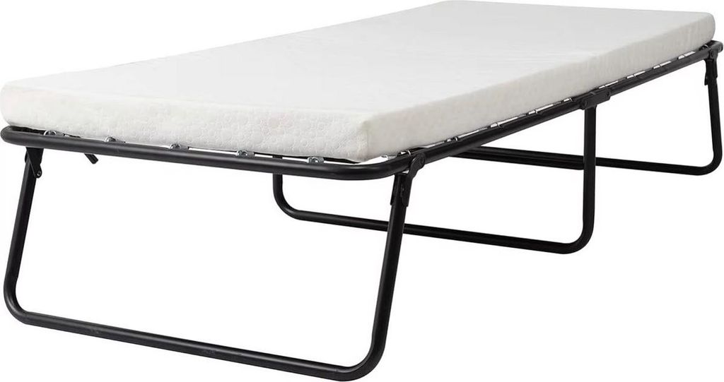 Klappbett für Erwachsene – Mit Matratze – 80x190 cm – Gästebett – Faltbares Einzelbett – Platzsparend