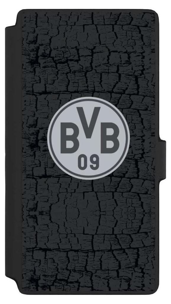 NIVOCASE Klapphülle für Samsung Galaxy S22 Ultra Handyhülle aus Kunst Leder NIVOflip schwarz BVB Borussia Dortmund Trikot