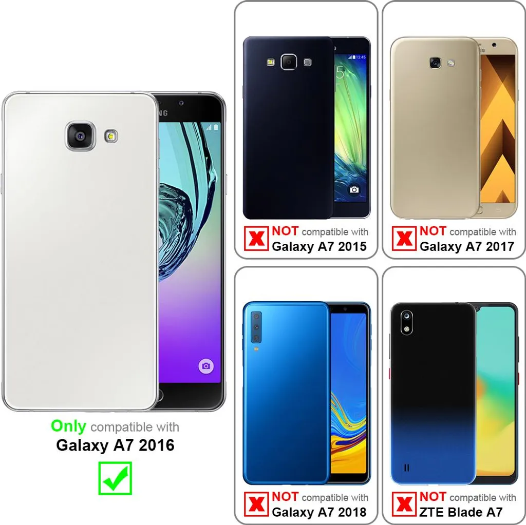 Cadorabo catena portacellulare per Samsung Galaxy A7 2016 in VERDE - GIALLO - Custodia per cellulare con cordino regolabile da appendere al collo - 2