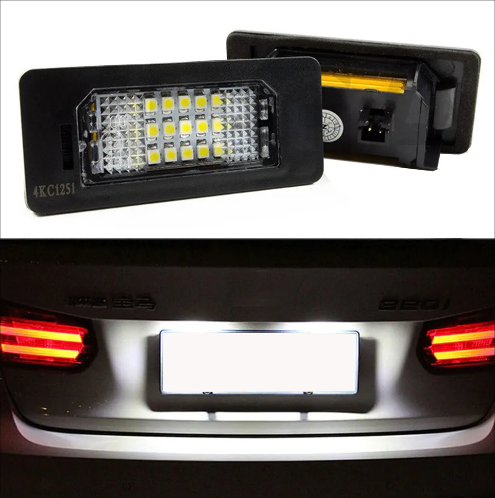 2x Luci Targa LED Seat Ibiza ST Estate Alhambra II - Look Moderno