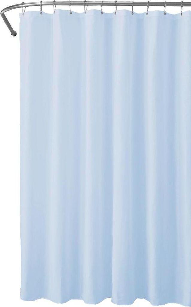 Duschvorhang 180x200cm, Polyester, blau Produktbild 