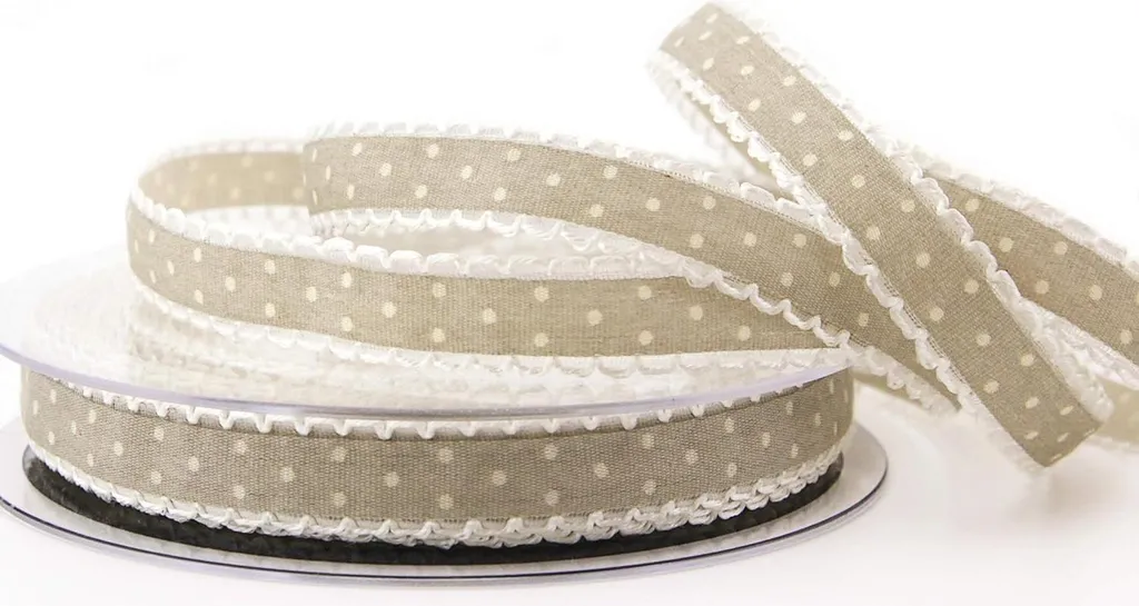Ruban dentelle style vintage campagnard 20m x 15mm mercerie créative