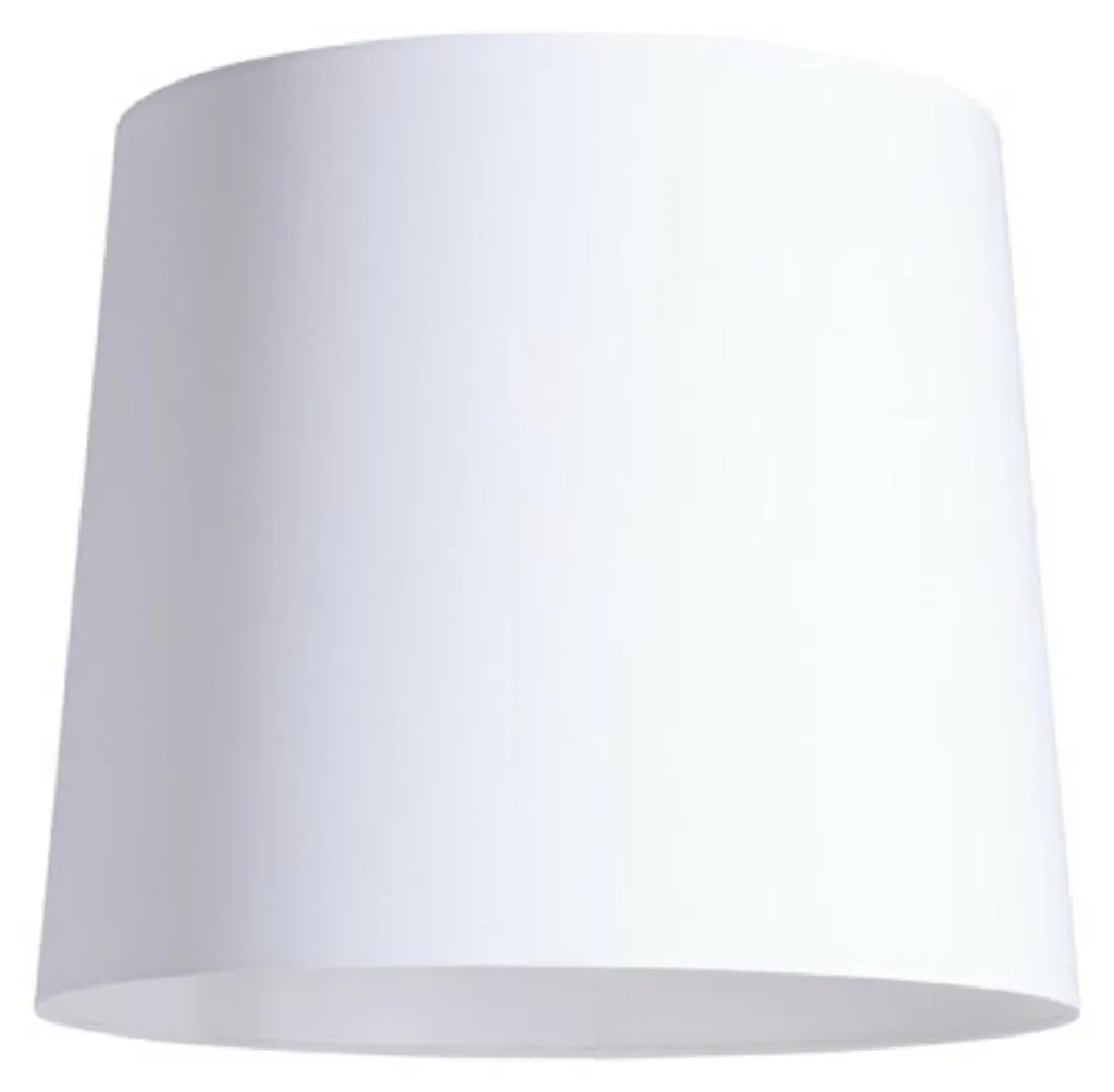 Abat-jour blanc 35cm pour luminaire salon - Ambiance douce et coton