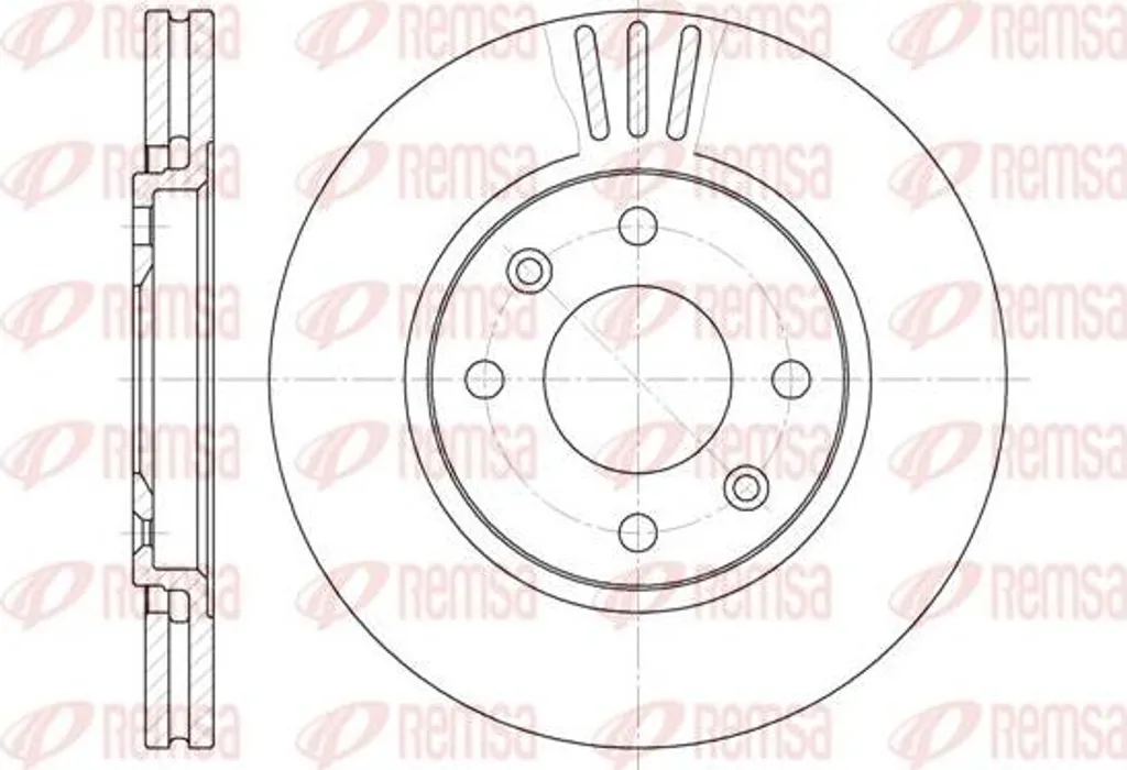 Disque de frein pour rénovation mécanique de Peugeot 406 Berline