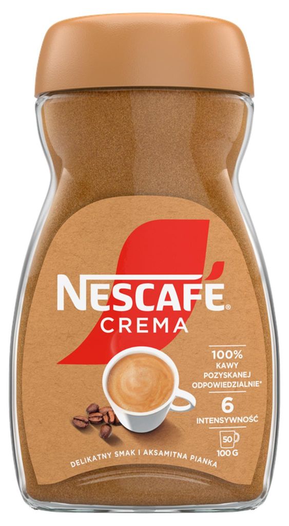 Nescafé Crema instantná káva s jemnou penou, 100 g Obrázok produktu 