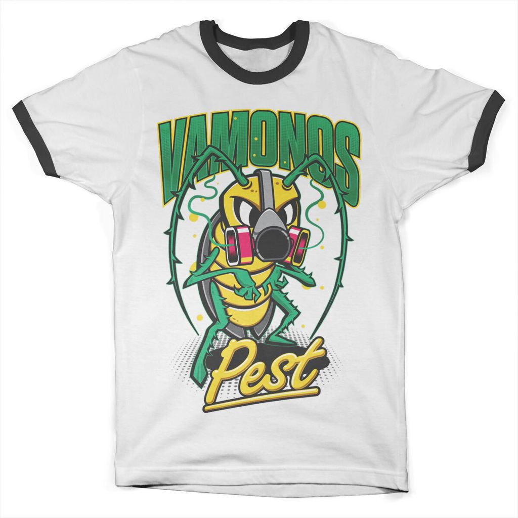 Breaking Bad - Vamanos Pest Bug Ringer Tee - XX-Large - WhiteBlack