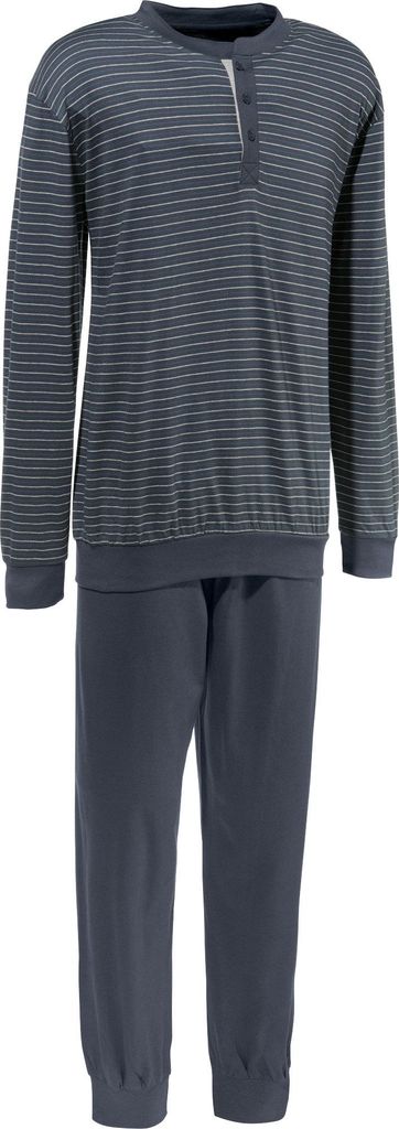REDBEST Herren-Schlafanzug anthrazit 52