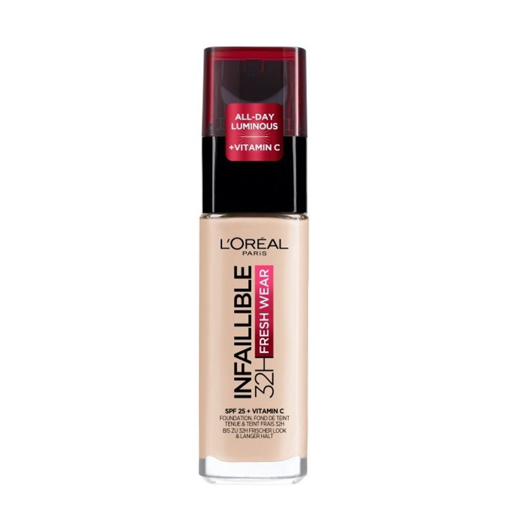 L'Oreal Paris, Infaillible 24H , Liquid Foundation, 015, Light Beige, SPF 25, 30 ml