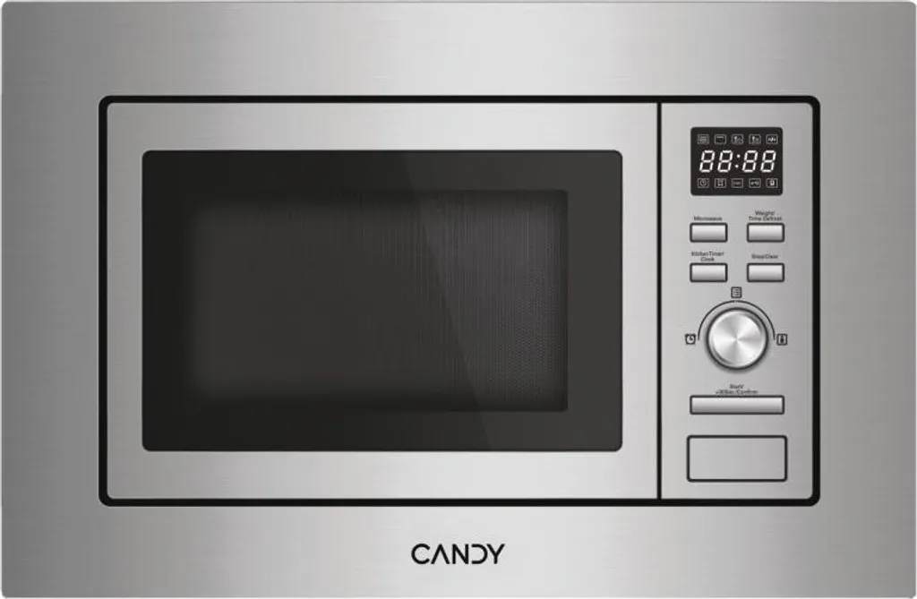 Candy CA38FMW8NG Micro-ondes Solo Encastrable 17L Argent de Haute Qualité