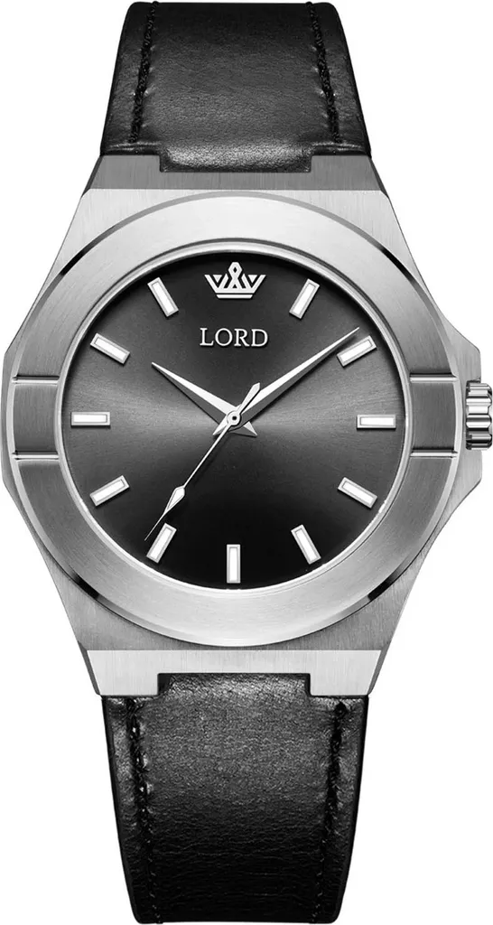 Montre Analogique Infinity Silver Black pour Homme - Bracelet Acier Argent