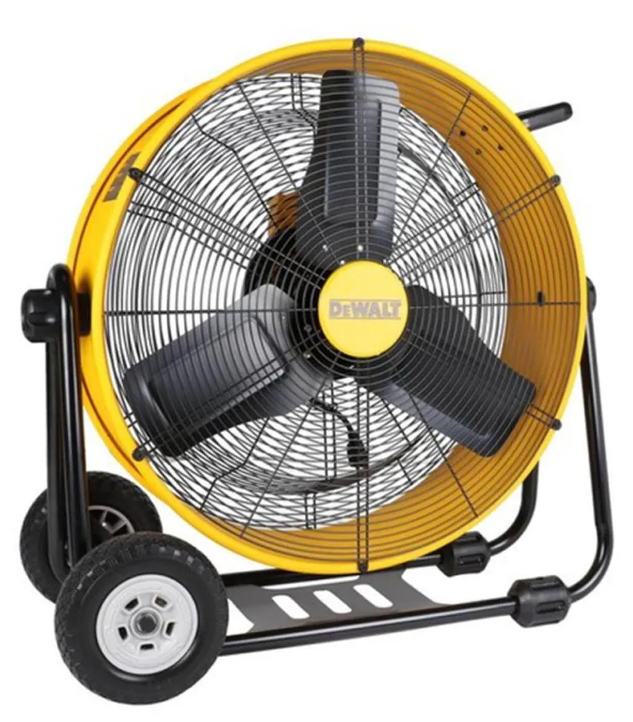 Ventilateur DeWALT 60 cm : éliminez la chaleur et l'humidité en atelier