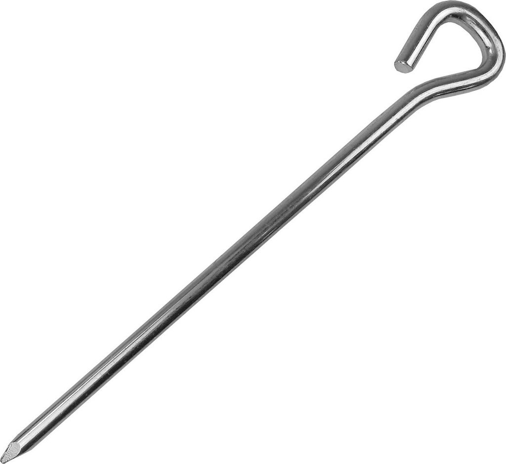 Zeltnägel, 25 cm lang, 8mm durchmesser, 4 Stück