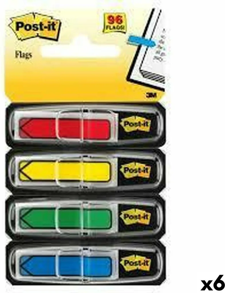 Marque-pages Adhésifs Repositionnables 3M Post-it Index Flèche 96 pcs