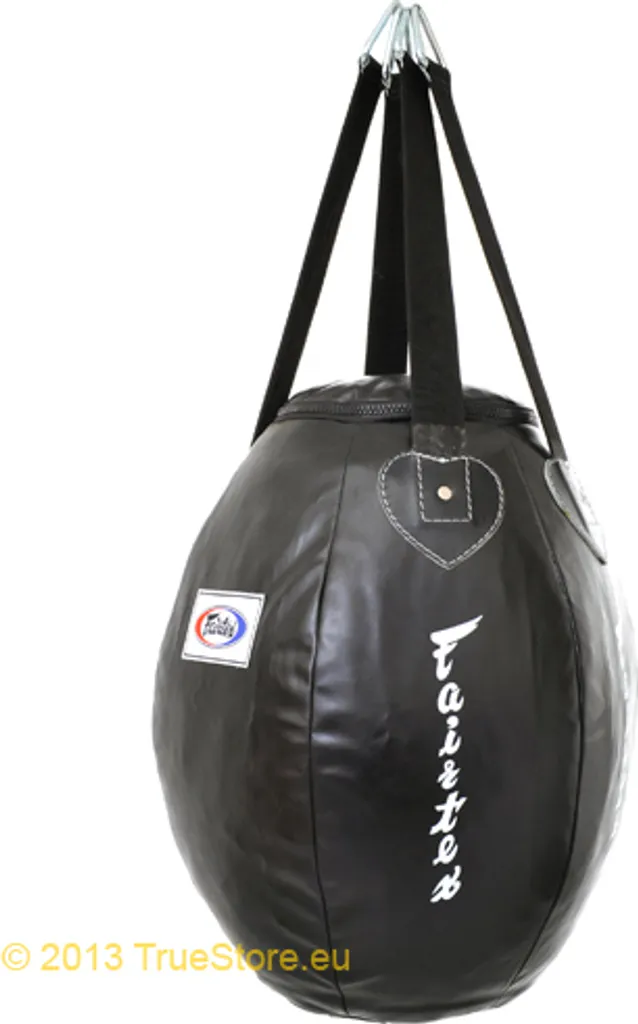 Sac de frappe Fairtex HB11 noir pour éviter les douleurs aux poignets