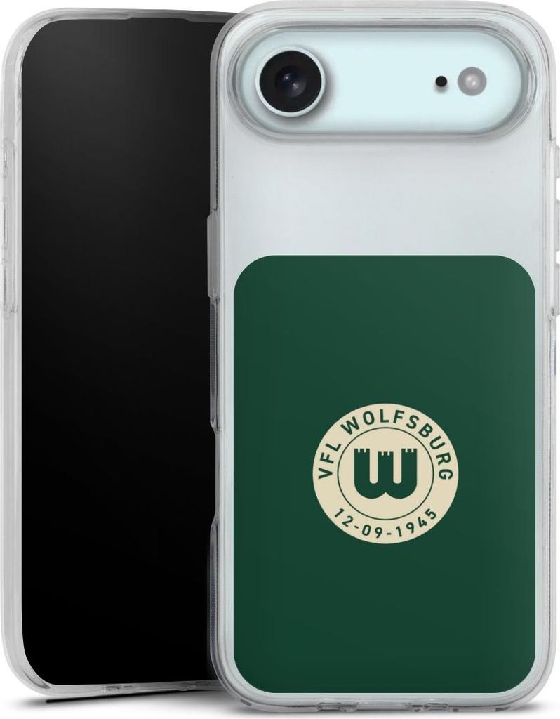 DeinDesign Handyhülle für Apple iPhone Air Silikon Hülle Case Smartphone Schutzhülle Offizielles Lizenzprodukt VfL Wolfsburg 80 Jahre