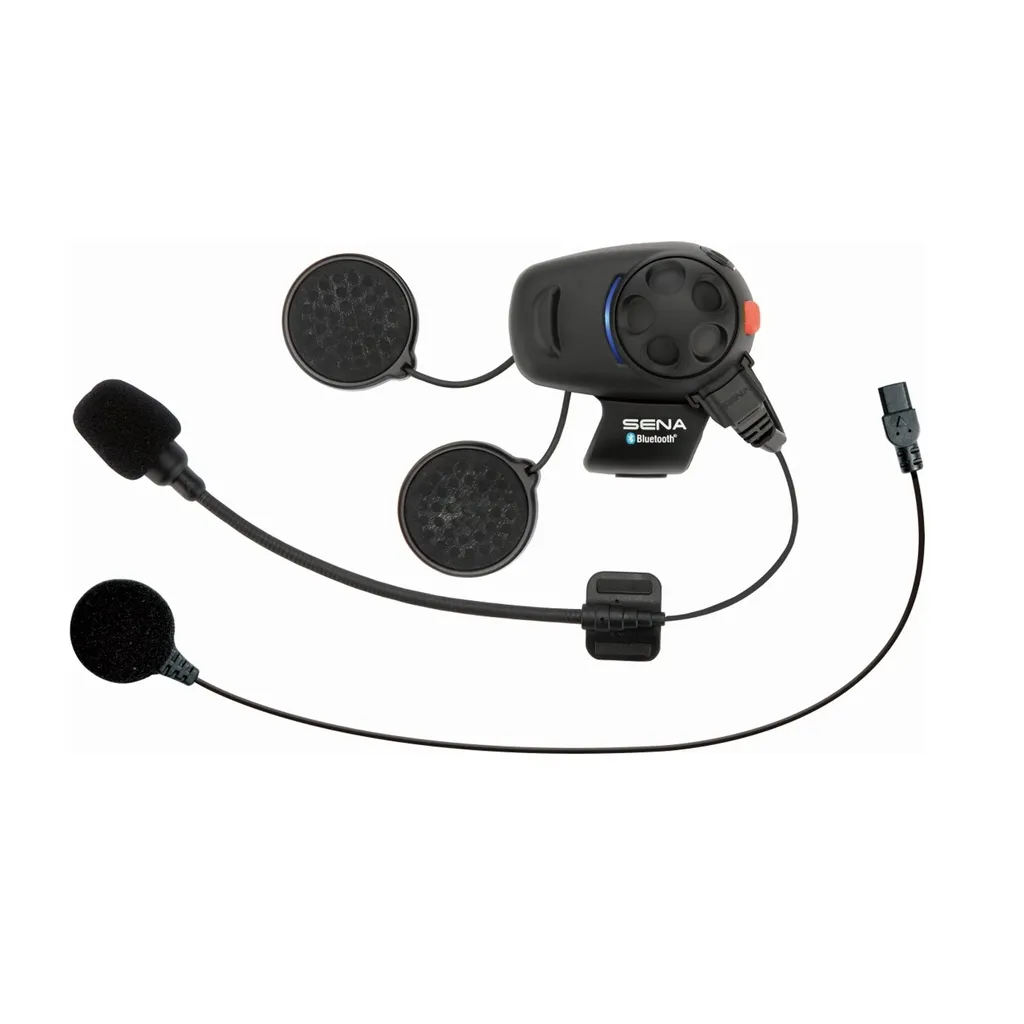 Sena SMH5-10 Bluetooth Moto Finissez-en avec le Bruit du Vent en Casque